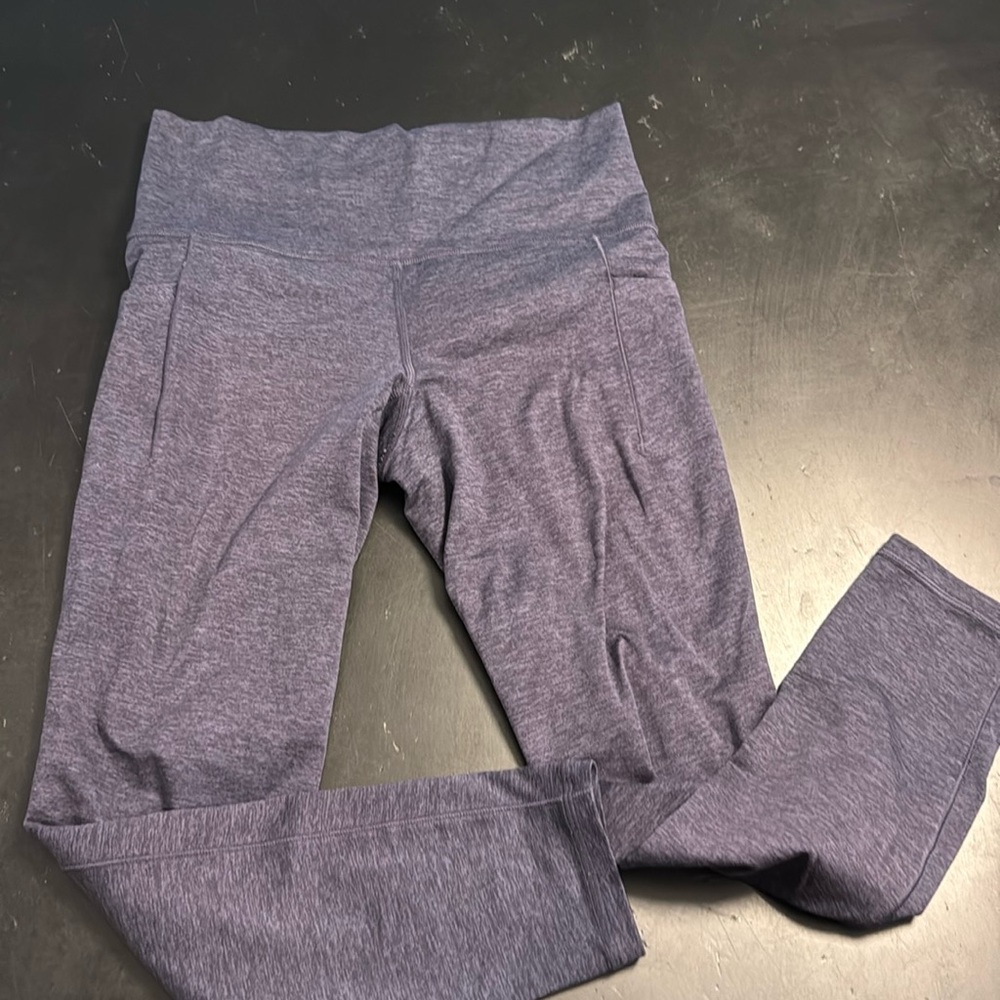 Athleta size small pocket leggings. Dark purple. Almost new